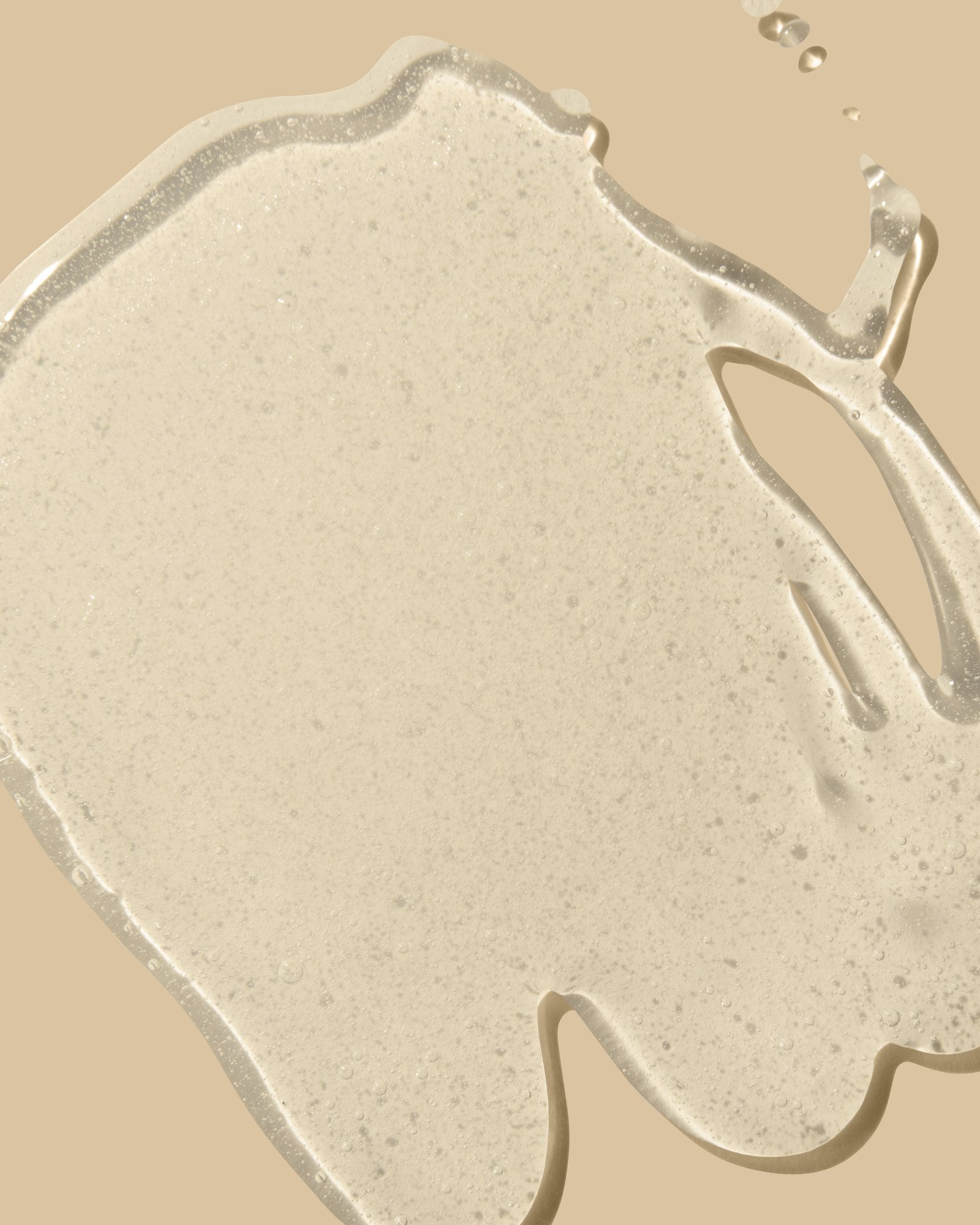 A swatch of Body Cleanser gel